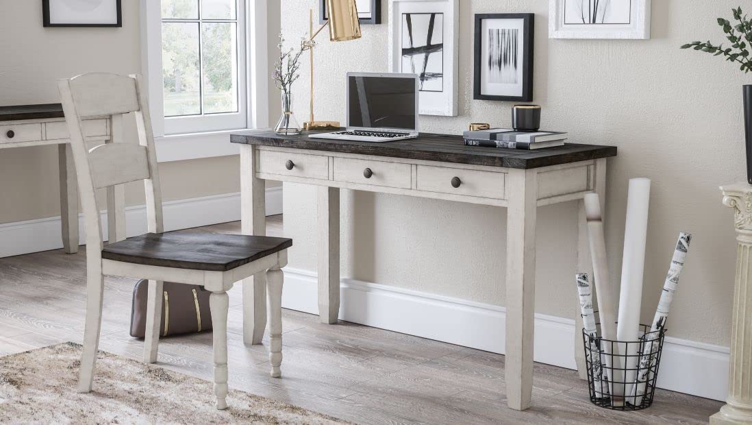 Jofran Inc. Madison County Reclaimed Pine USB Charging Farmhouse Desk Jofran Inc.