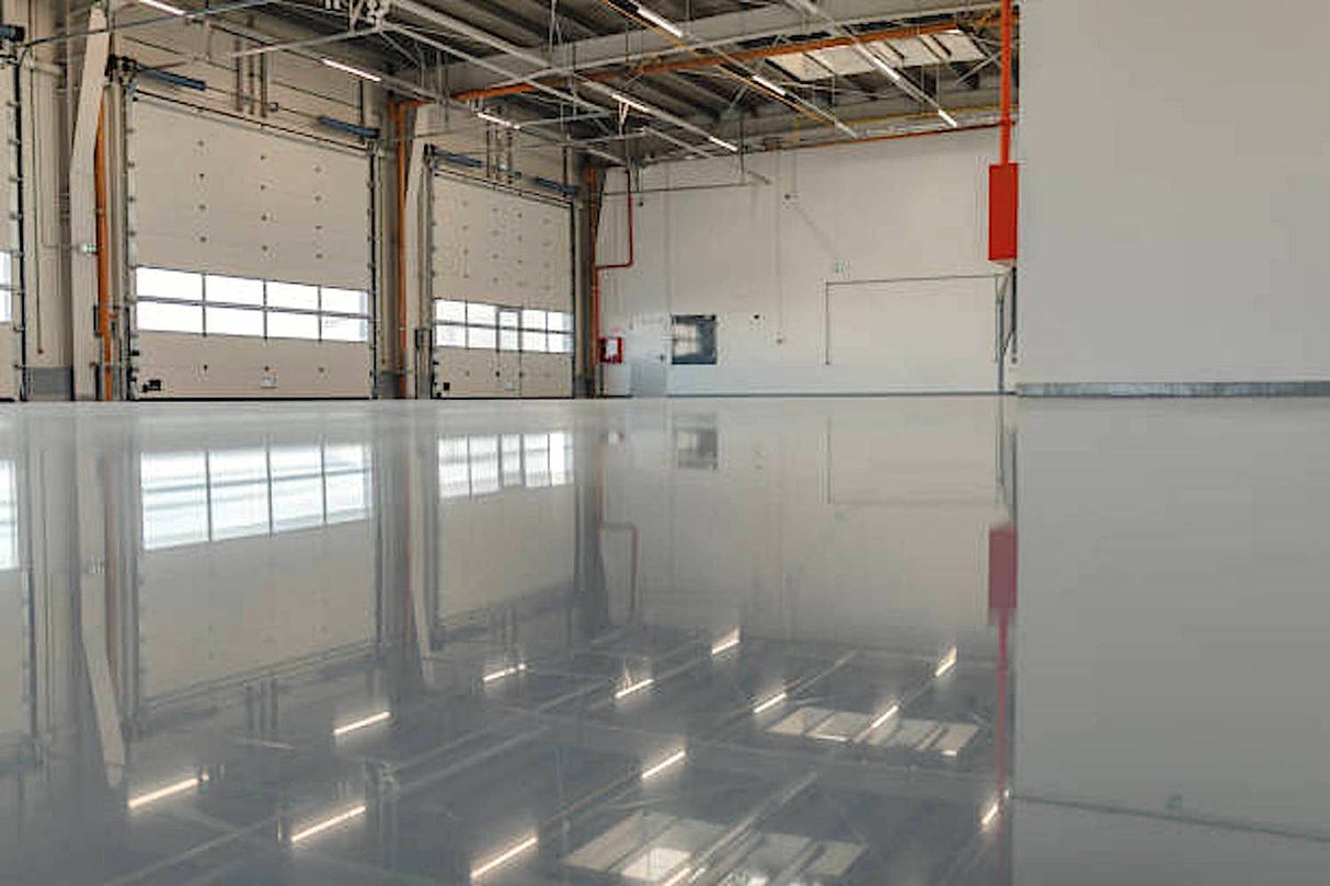 Resin Plus Polyaspartic Coating 70% Solids - 2 Gallon Kit (RS007) | Clear Gloss | Garage Floor Epoxy Kit | Concrete Cement Wood Surface | High UV and Abrasion Resistant | Professional Finish | RS007 Resins Plus