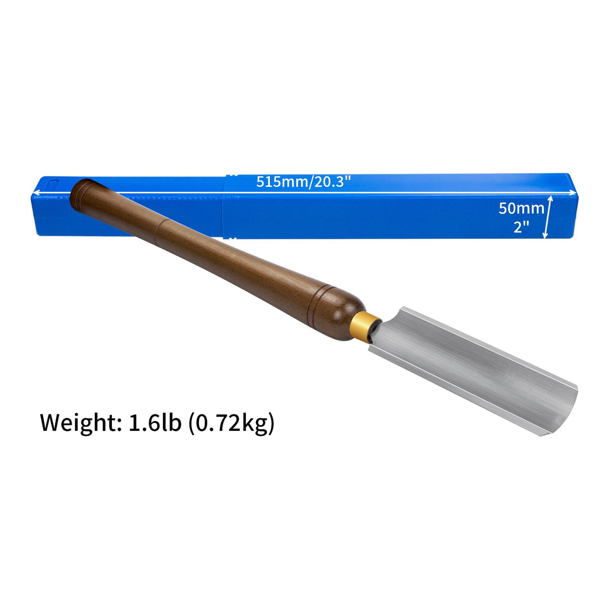 DEEFIINE 2-Inches HSS Spindle Roughing Gouge Lathe Chisel,Wood Lathe Turning Tools With Beech Wood Handle DEEFIINE