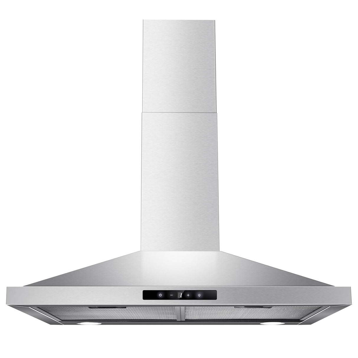 Tieasy Range Hood 30 inch Wall Mount, Kitchen Vent Hood 450 CFM in Stainless Steel, Stove Vent Hood with Ducted Convertible Ductless, Touch Switch, LEDs Light, 3-Speed Fan, Aluminum Filters Tieasy