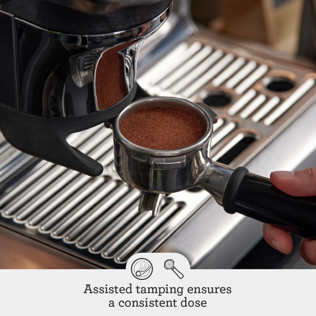 Breville Barista Express Impress Espresso Machine BES876BSS, Brushed Stainless Steel Breville