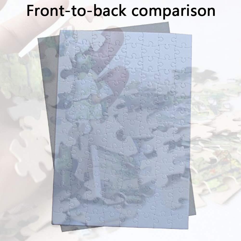 20 Sets Blank Sublimation A4 Jigsaw Puzzle with 120 Pieces DIY Heat Press Transfer Crafts A4 Thermal Transfer Puzzle Wholesale DIY Thermal Transfer Pearl Puzzle Blank Puzzle Thermal Transfer Supplies MS WGO