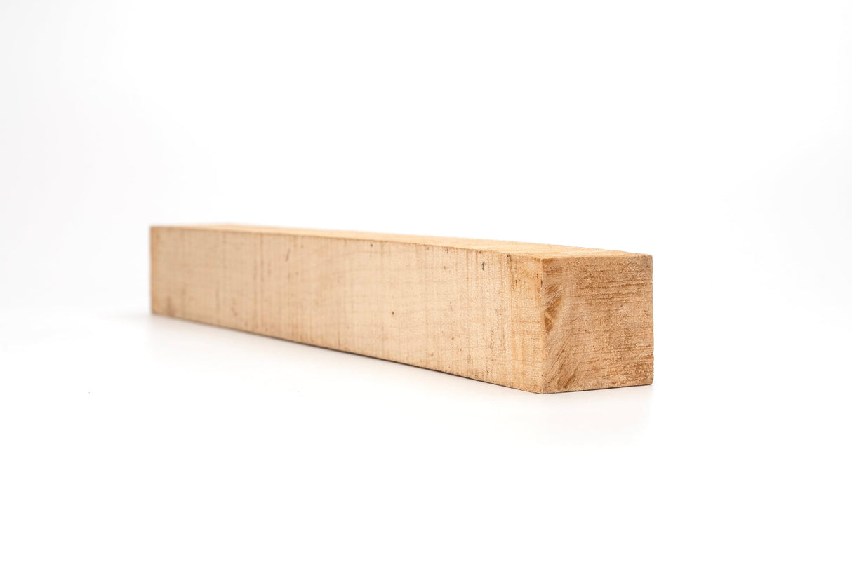 Exotic Wood Zone Hard Maple Turning Blank - Hardwood for Eco-Friendly Woodworking, Woodturning, Wood Lathe, Sustainable Wood, Woodcraft, DIY Projects 2" x 2" x 36" (1 Piece) Exotic Wood Zone