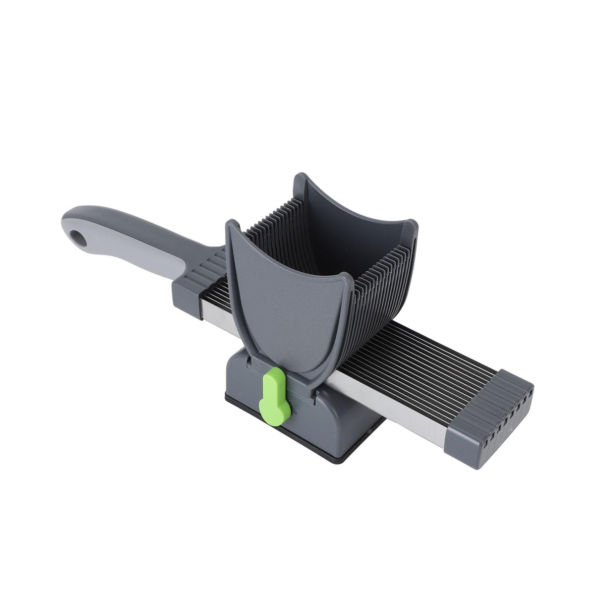 Gugxiom Fresh Meat Slicer Cleaver, Thickness Adjustable 2 or 4 mm, 17 IN 1 Stainless Steel Manual Fresh Meat Cutter Food Slicer, Fresh Meat Slicing Shredding, Not for Frozen or Deil Meat (Grey) Gugxiom