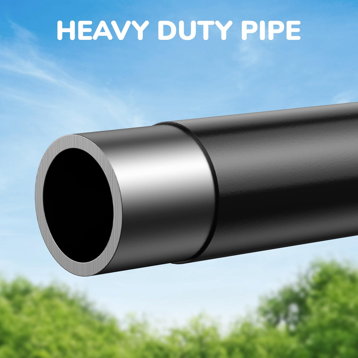 Hapfan 500lb Heavy Duty Metal Swing Sets for Backyard with Saucer Swing, Kids Triple Outdoor Swingset, Easy to Assemble Hapfan