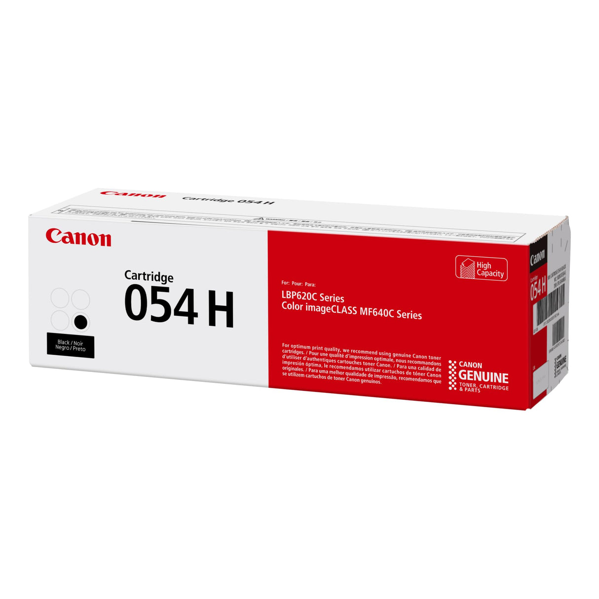 Canon Genuine Toner, Cartridge 054 Black, High Capacity (3028C001) 1 Pack Color imageCLASS MF641Cdw, MF642Cdw, MF644Cdw, LBP622Cdw Laser Printer, Black High Capacity Canon