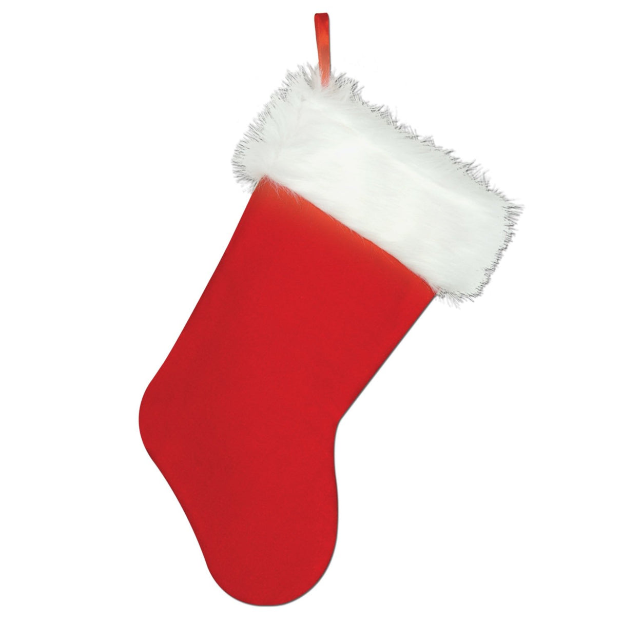 Plush Christmas Stocking Party Accessory (1 count) (1/Pkg) Beistle
