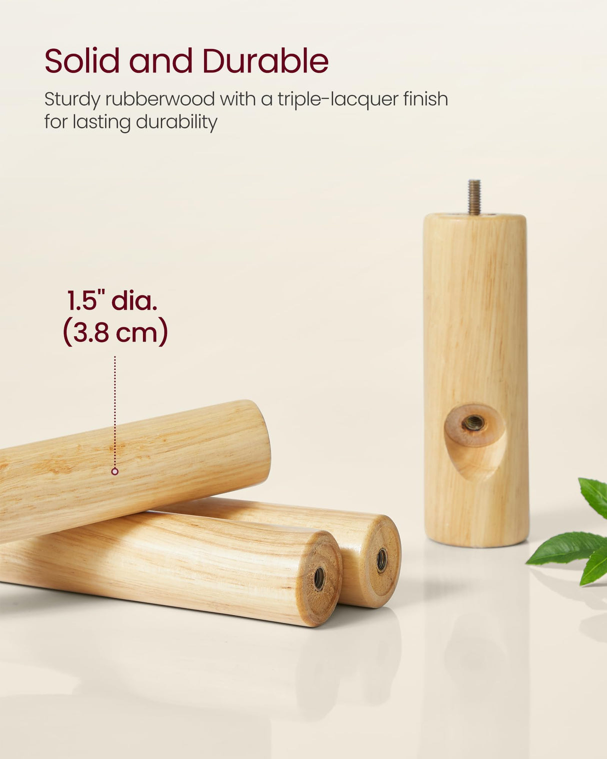 VASAGLE Solid Wood Coat Rack, Free Standing Coat Rack, Tree-Shaped Coat Rack with 8 Hooks, 3 Height Options, for Clothes, Hats, Bags, for Living Room, Bedroom, Home Office, Jelly Pink URCR004R01 VASAGLE