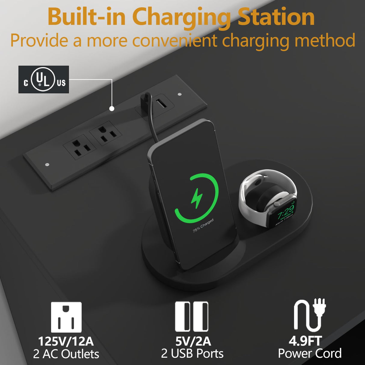 6 Drawers Dresser with 7 Storage Cubbies, LED Chest of Drawers with Power Outlet, 63" Triple Wide Long Dresser Organizer for Bedroom, Modern TV Stand with Open Shelf for Living Room, Entryway (Black) Gyfimoie