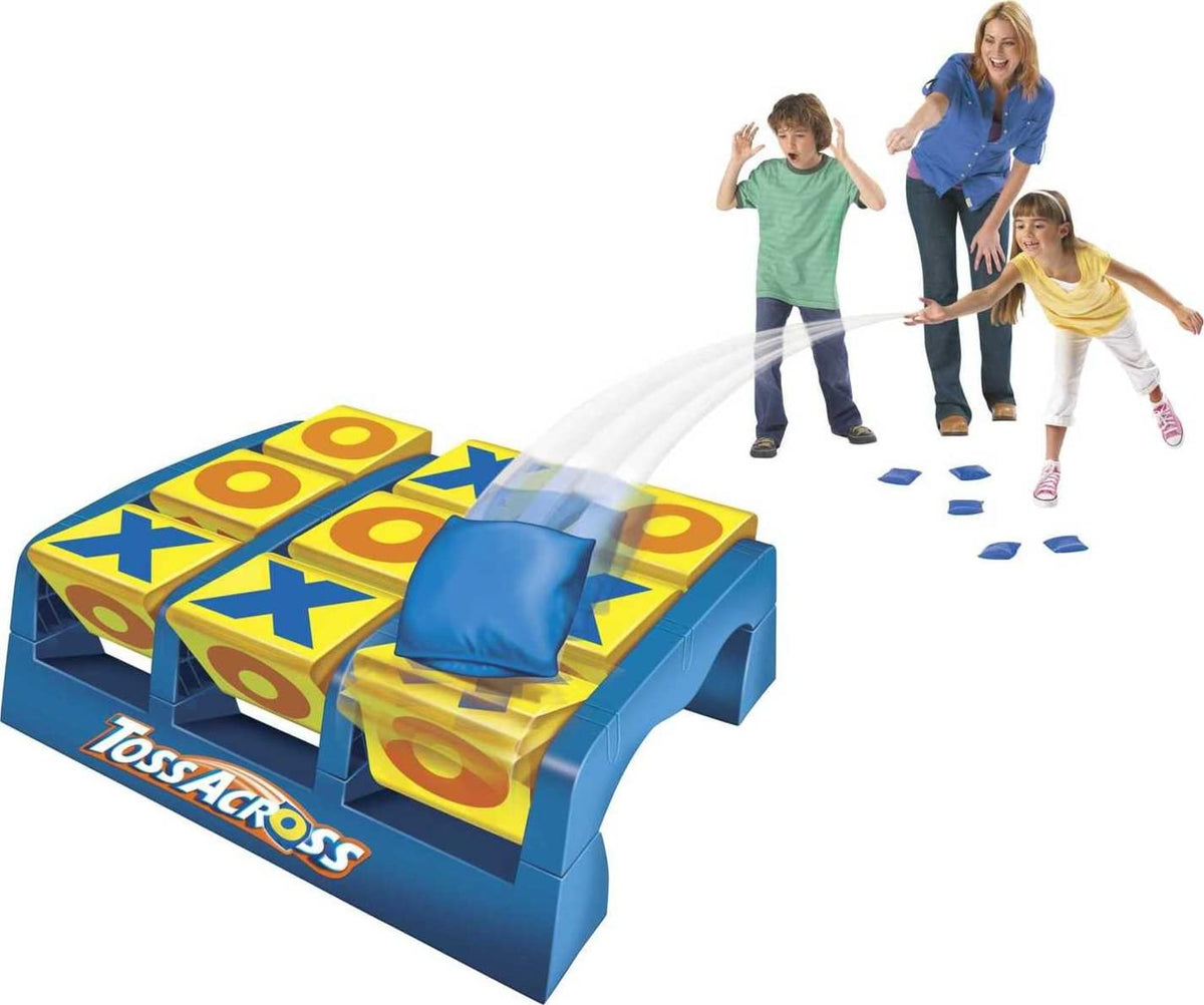 Mattel Games Toss Across Kids Outdoor Game, Bean Bag Throw for Camping & Family Nights, Get 3-in-a-Row for 2 to 4 Players Mattel Games