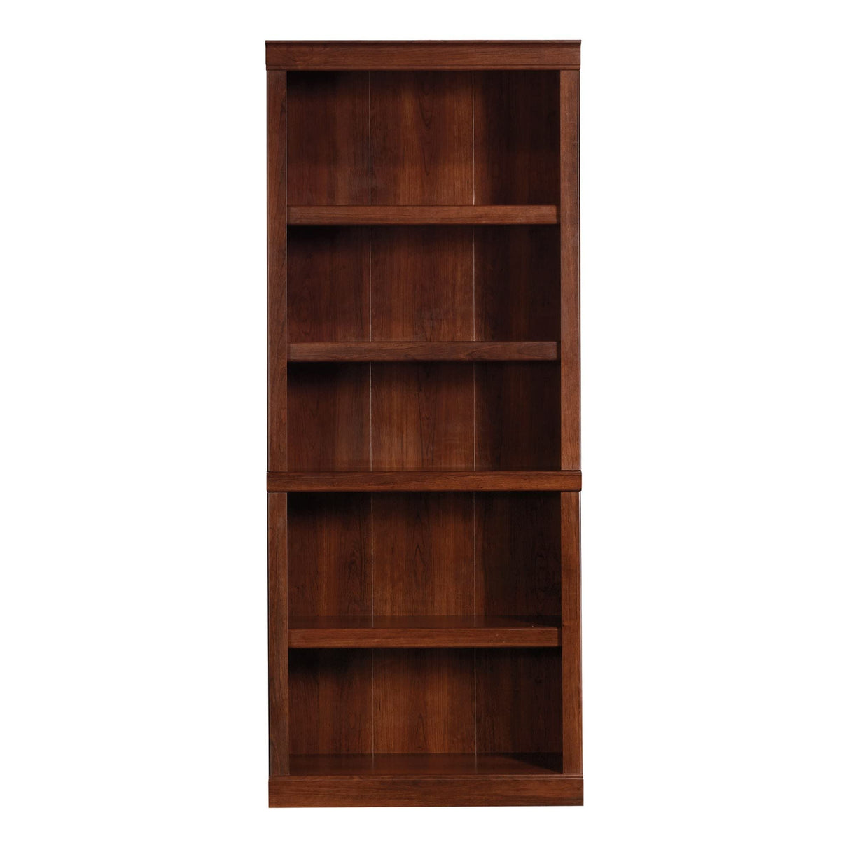 Realspace® 72"H 5-Shelf Bookcase, Mulled Cherry Realspace