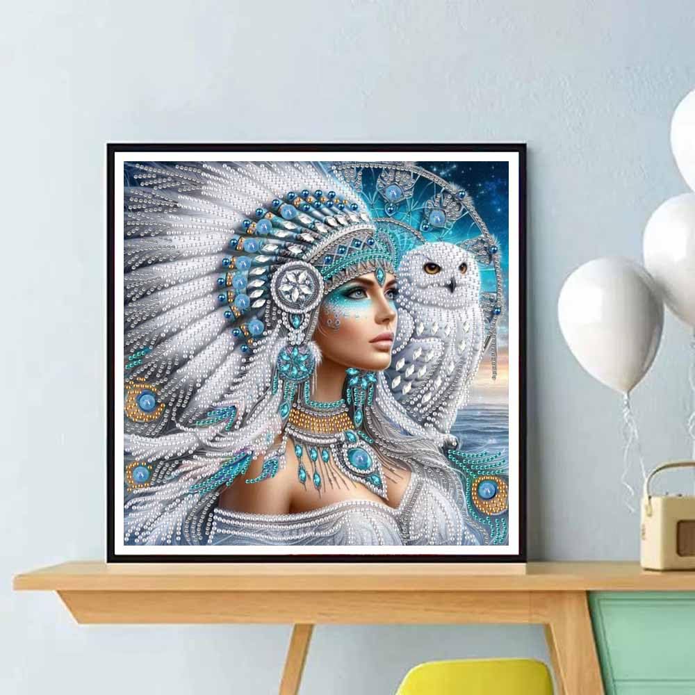 ZQEATRY Special Shape Diamond Art Kits for Adults,5D Diamond Painting Kits for Animal Eagle,DIY Crystal Rhinestones Gem Art for Adults Home Wall Decoration 12×12 Inch ZQEATRY