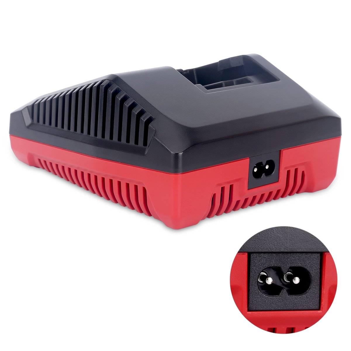 Lasica 18V 3.0A Fast Battery Charger PCXMVC Replacement for Porter-Cable 18-Volt PC18B NiCd, NiMh & Lithium Cordless Tool Battery Packs PC18BL PC18BLEX Compatible with Porter Cable 18V Charger PCMVC Lasica