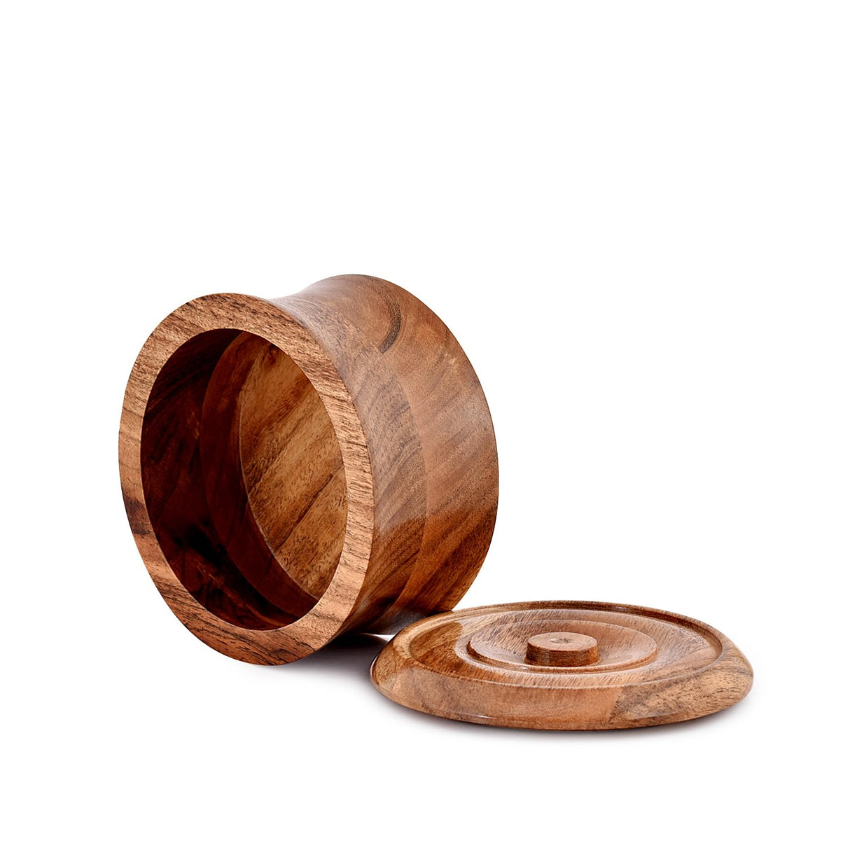 BHAVATU Jewellery box Acacia Wood Vintage Style Treasure Box Storage Organizer Trinket Keepsake Chest (5" x 5" x 3") BHAVATU