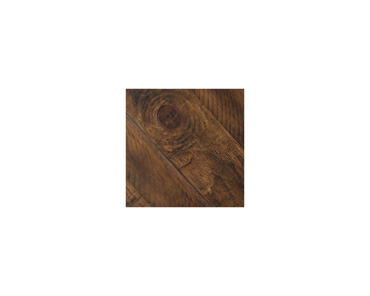 Signature Design by Ashley Valebeck 30" Farmhouse Pub Height Barstool, Brown Signature Design by Ashley