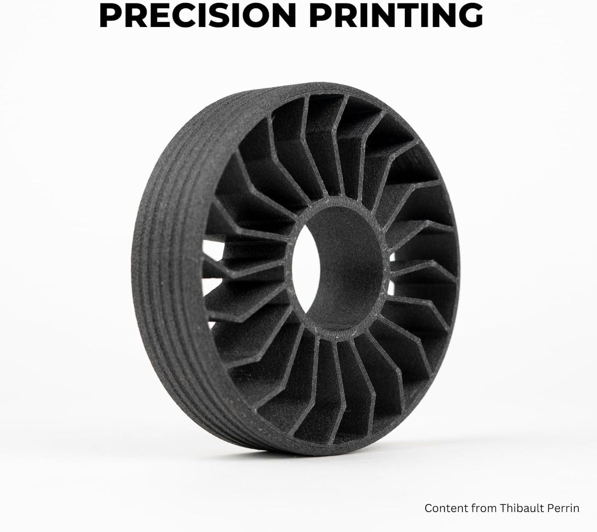 Siraya Tech Fibreheart ABS-GF Premium Glass Fiber 3D Printer Filament - 93°C Heat Resistance, High Durability, Precision Printing - for Automotive & Industrial Applications (1kg, Black) Siraya Tech