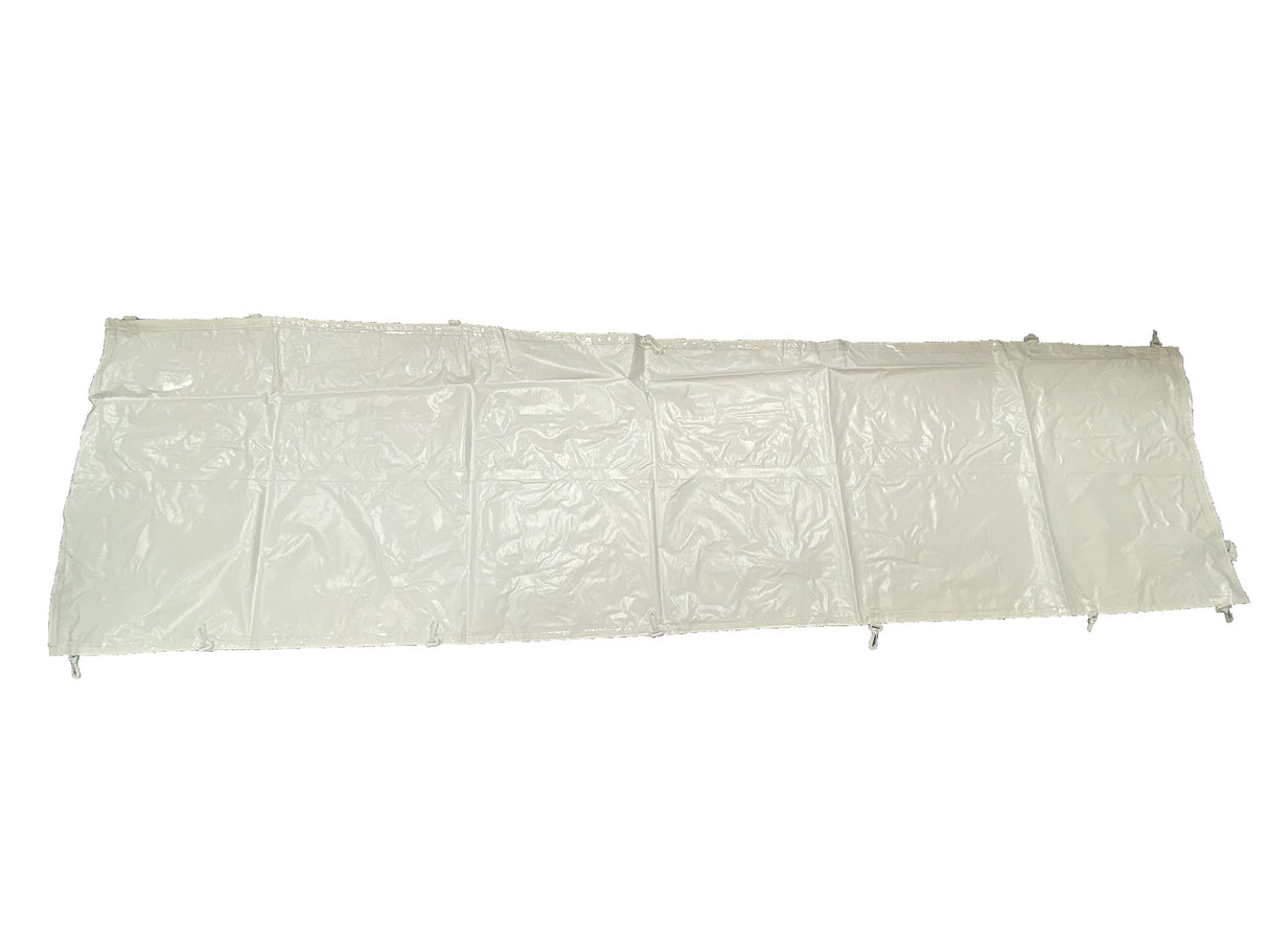 TentandTable Vinyl Rain Gutters | for West Coast Style Party and Canopy Tents | 40-Foot | Heavy Duty Vinyl | Tent Not Included TentandTable