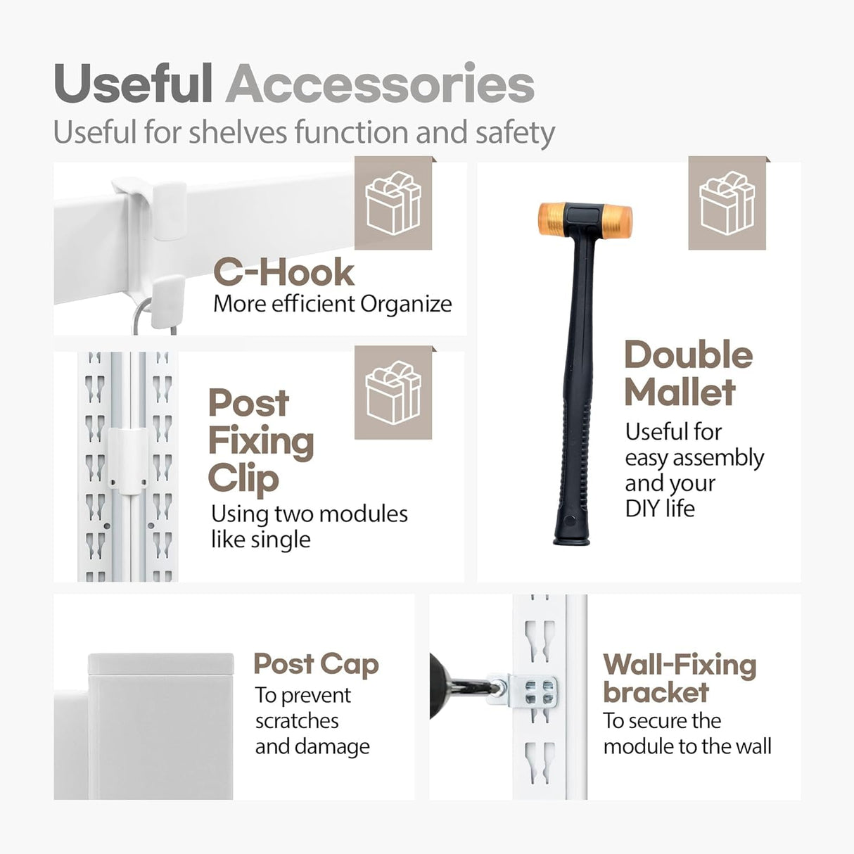 HOMEDANT House 5-Tier Laminated Boltless Metal Shelving Unit Adjustable Storage Utility Rack Heavy Duty Shelves Organization Multipurpose Shelf Kitchen Garage Pantry Closet 1Pack HOMEDANT