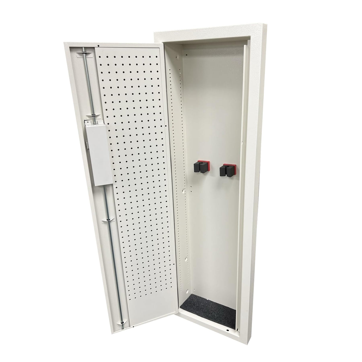 V-Line Ind. Wall Closet Vault Plus Security Safe Gun Safe and Money Safe This Safe Provides Security for Your Firearms and Valuables,Simplex Lock Fits Between 2 Wall Studs,White V-Line