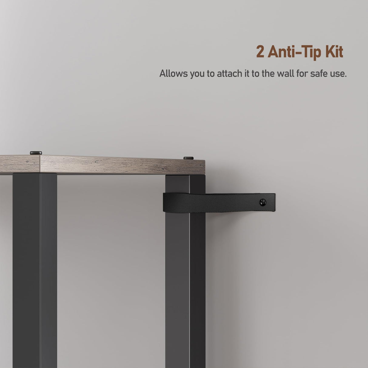 TUTOTAK Bookshelf, 6-Tier Tall Book Shelf, Narrow Bookcase for Small Space, DIY Stackable Bookshelf, for Living Room, Office, Study, Entryway, Industrial, Greige and Black BS01BG006 TUTOTAK