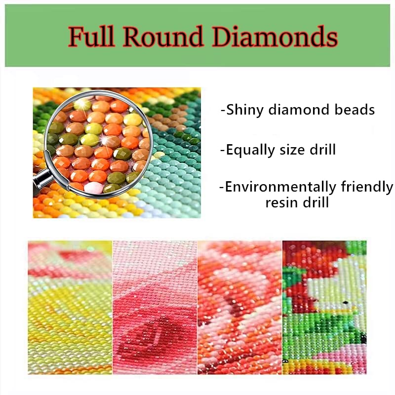 NUFTVI Diamond Painting Kits Sports Car, 5D Full Drill Diamond Art Kits for Adults, Diamond Art Car Home Wall Decor 12 x 16 inches NUFTVI