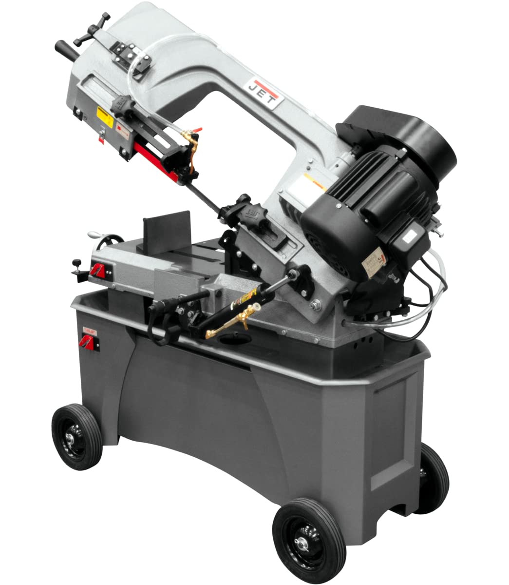 JET 7" x 12" Horizontal Metal Bandsaw, 3/4 HP, 1Ph 115/230V (HVBS-712) Jet