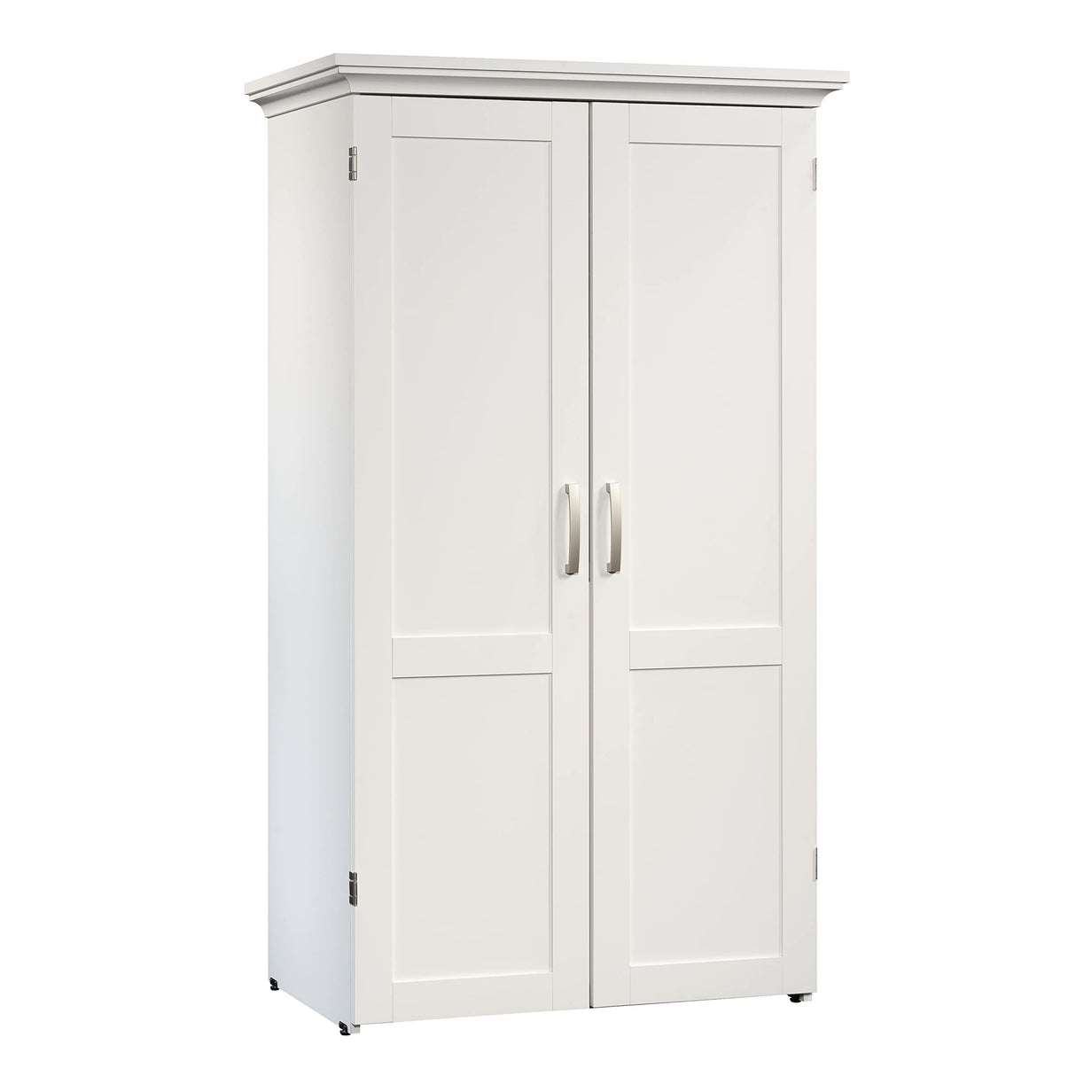 Sauder Miscellaneous Storage Craft & Sewing Armoire, L: 35.11" x W: 21.81" x H: 61.58", Glacier White finish Sauder