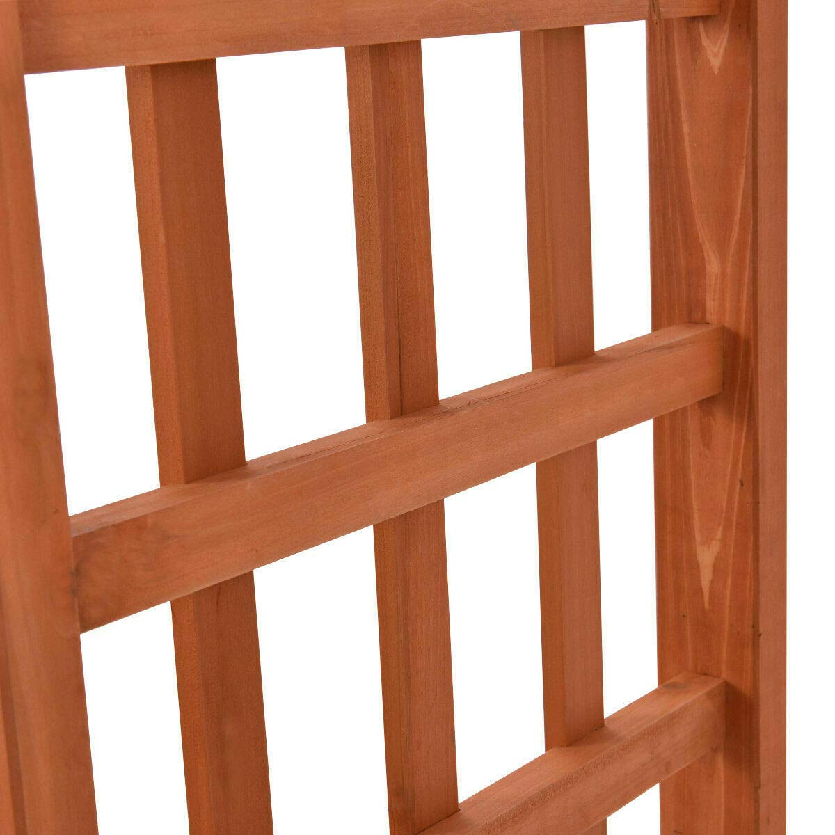 Classic Style Seedling Soar Master Cedar Wooden 63"x23.5"x84.5" Superior Outside Arbor Arch Pergola Trellis Wood Garden Yard Lattice ANA Store