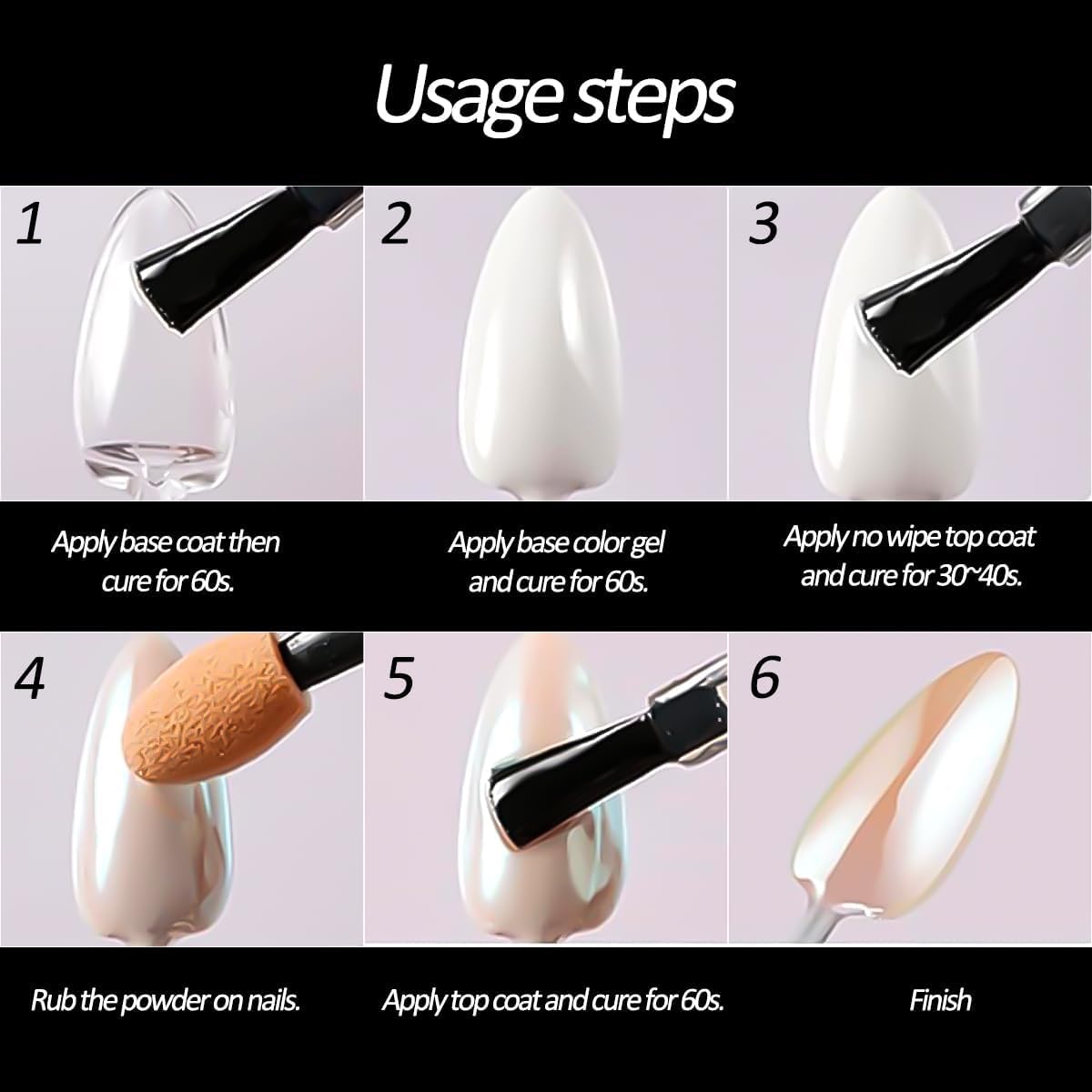 24Pcs Chrome Nail Powder Set - Metallic Mirror Effect Holographic Iridescent Aurora Mermaid Nail Powder Pigment Silver Red Green Gold Nail Chrome Powder for Nails Art Decoration(24 Eye Shadow Sticks) SUTOZMIWE