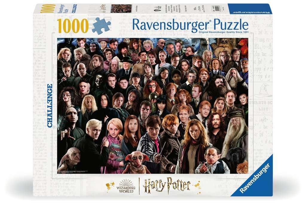 Ravensburger WB Harry Potter Challenge 1000 Piece Jigsaw Puzzle for Adults - 12000457 - Handcrafted Tooling, Made in Germany, Every Piece Fits Together Perfectly Ravensburger