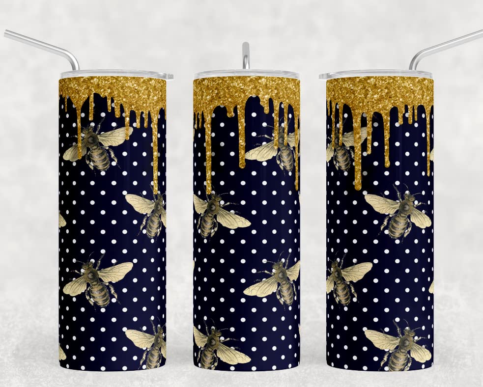 Bumble Bee Tumbler Sublimation Prints-Ready To Press Prints Bundle Generic