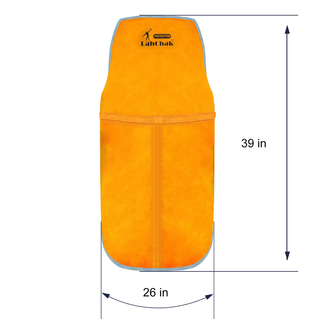 Leather Work Shop Apron, Buckle straps, Heat & Flame Resistant Heavy Duty Welding Apron LahChak