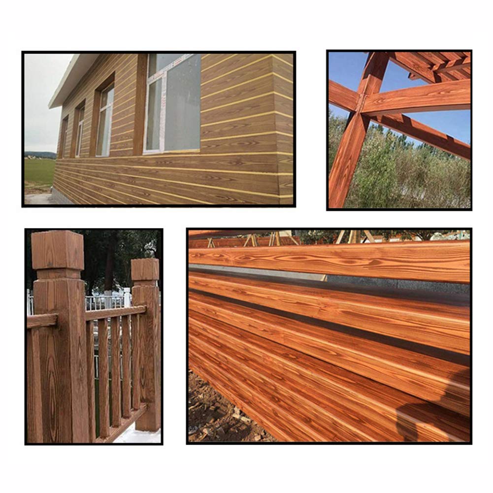 4 Pieces Wood Graining Tool,Wood Grain Tool, Rubber Wood Pattern Graining Knurling Tool On All Surfaces HUIKANGSHENG