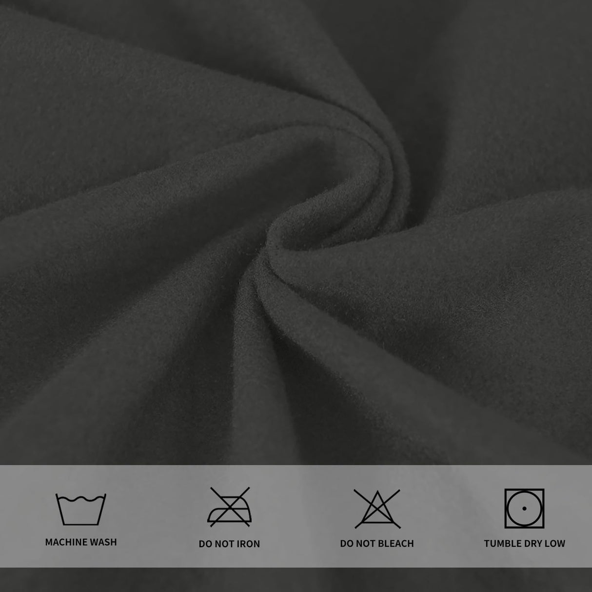 Easy-Going 7 Pieces Stretch Couch Cover Washable Sofa Cover Set for 3 Backrest and Seat Cushion Couch Anti-Slip Sofa Slipcover Furniture Protector with Elastic Bottom (Large, Dark Grey) Easy-Going