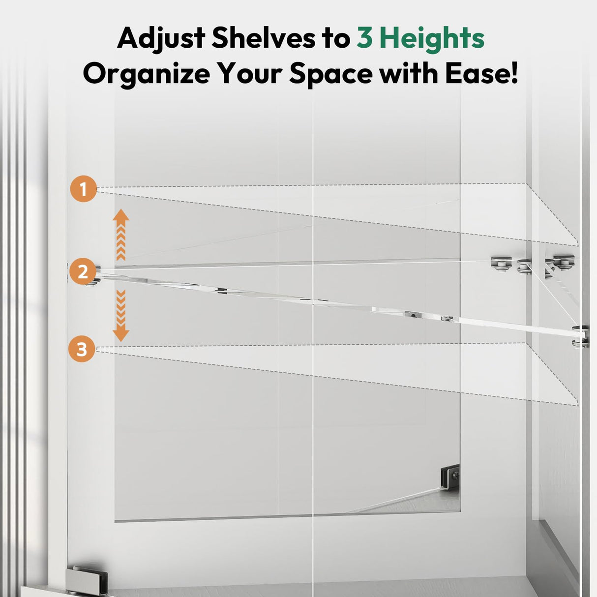 Lamtor 72" Corner Display Cabinet with Glass Doors, 6-Tier Showcase Curio Cabinet for Collectibles with Dynamic LED Lights, Modern Display Case for Living Room, White Lamtor