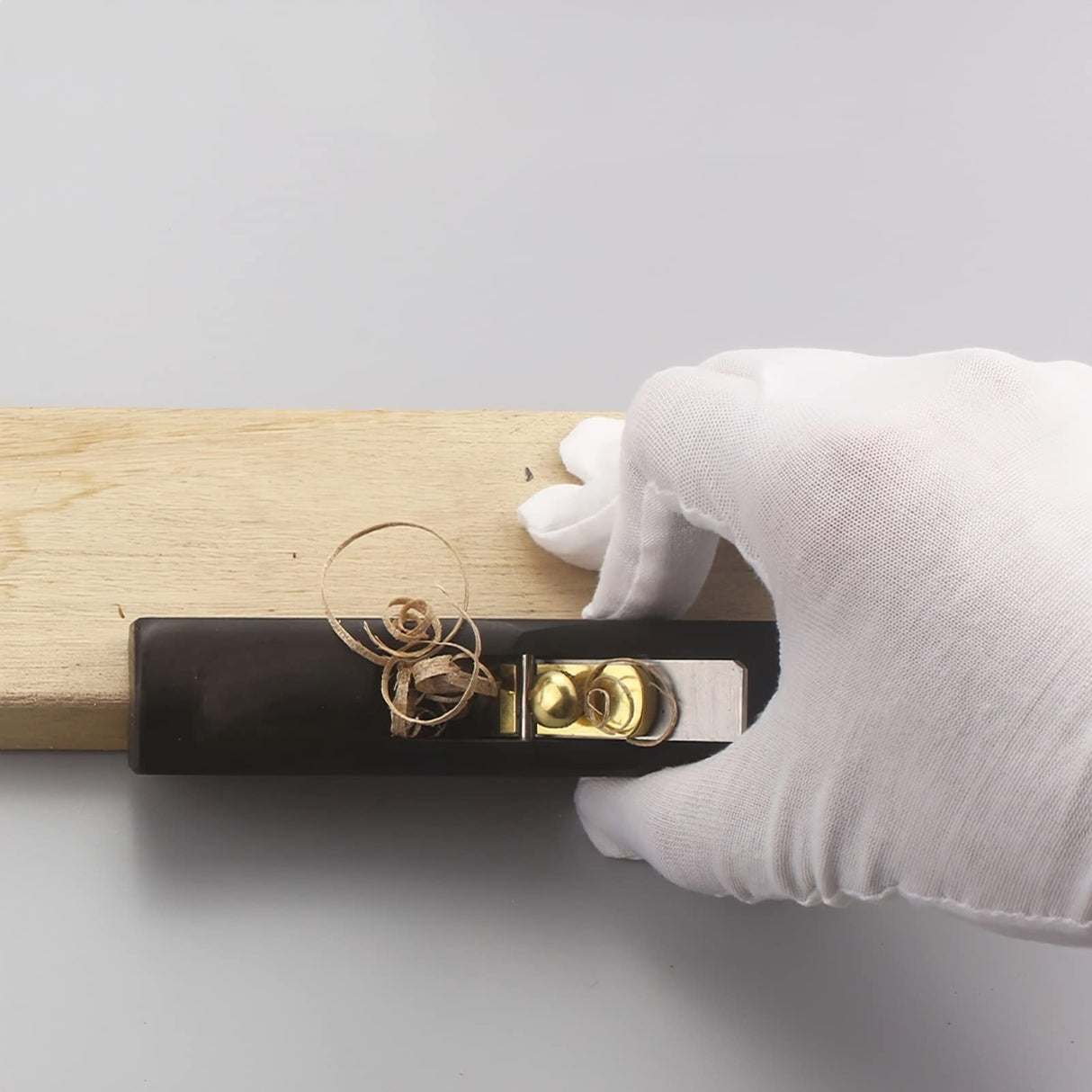 Wooden Hand Plane, Mini Arc Bottom Hand Planer, Wood Block Plane Carpenter Hand Tools for Edge Trimming/Corner Shaping/Chamfer LIXINDEE