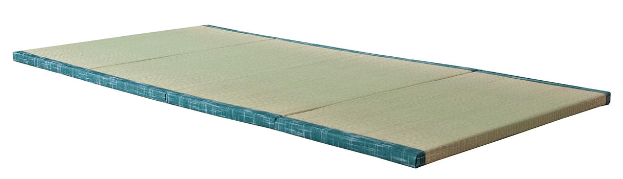 MustMat Tatami Futon Mattress Foldable Tatami Mat Twin Japanese Floor Mattress Rush Grass Floor Bed 35.4"x78.7"x1.2"(1 Piece) MustMat