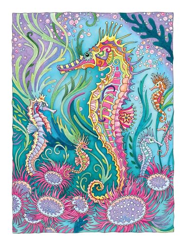 Creative Haven Fanciful Sea Life Coloring Book: Relaxing Illustrations for Adult Colorists (Adult Coloring Books: Sea Life) Dover Publications