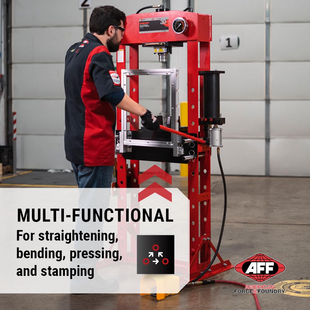 AFF 30 Ton Hydraulic Shop Press - Super Duty American Forge
