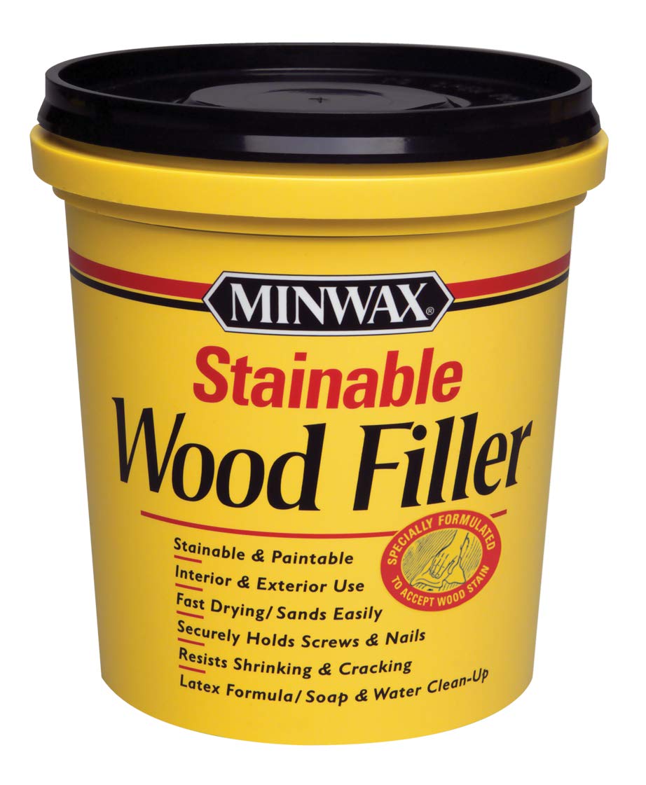 Minwax 42853000 Stainable Wood Filler, 16 oz, Natural, 16 Ounce Minwax