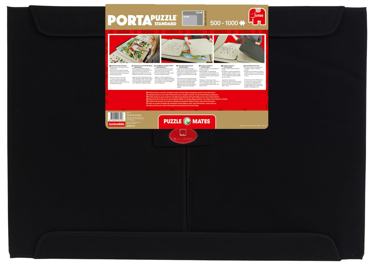 Jumbo, Puzzle Mates, Portapuzzle - Standard 1,000 Piece, Jigsaw Puzzle Accessories Jumbo