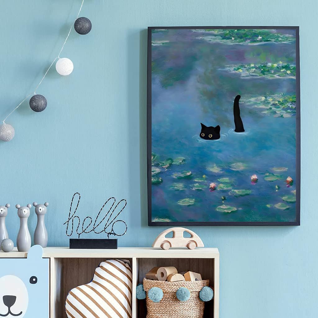 ASslanLYs 5D DIY Diamond Painting Kits for Adults,Cats in Diving Diamond Painting Full Drill Round Art Gems Diamond Art Perfect for Home Wall Decor(12x16 inch /30x40 cm) ASslanLYs