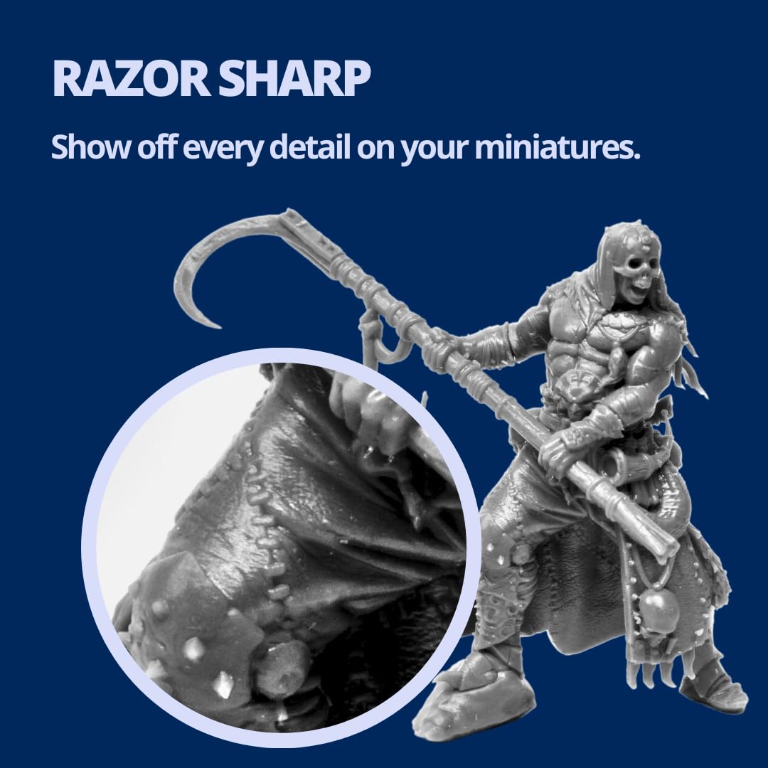 WARGAMER by FauxHammer | Durable Tabletop Miniature Resin | Wash with Water or IPA (1kg) Yes, That's 3D Printed