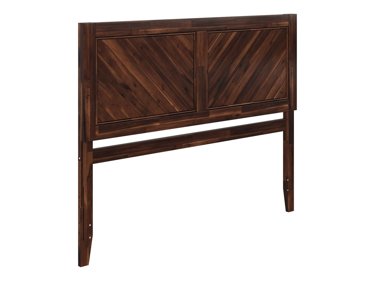 AFI Canyon Queen Solid Wood Rustic Farmhouse Headboard, Barnwood AFI