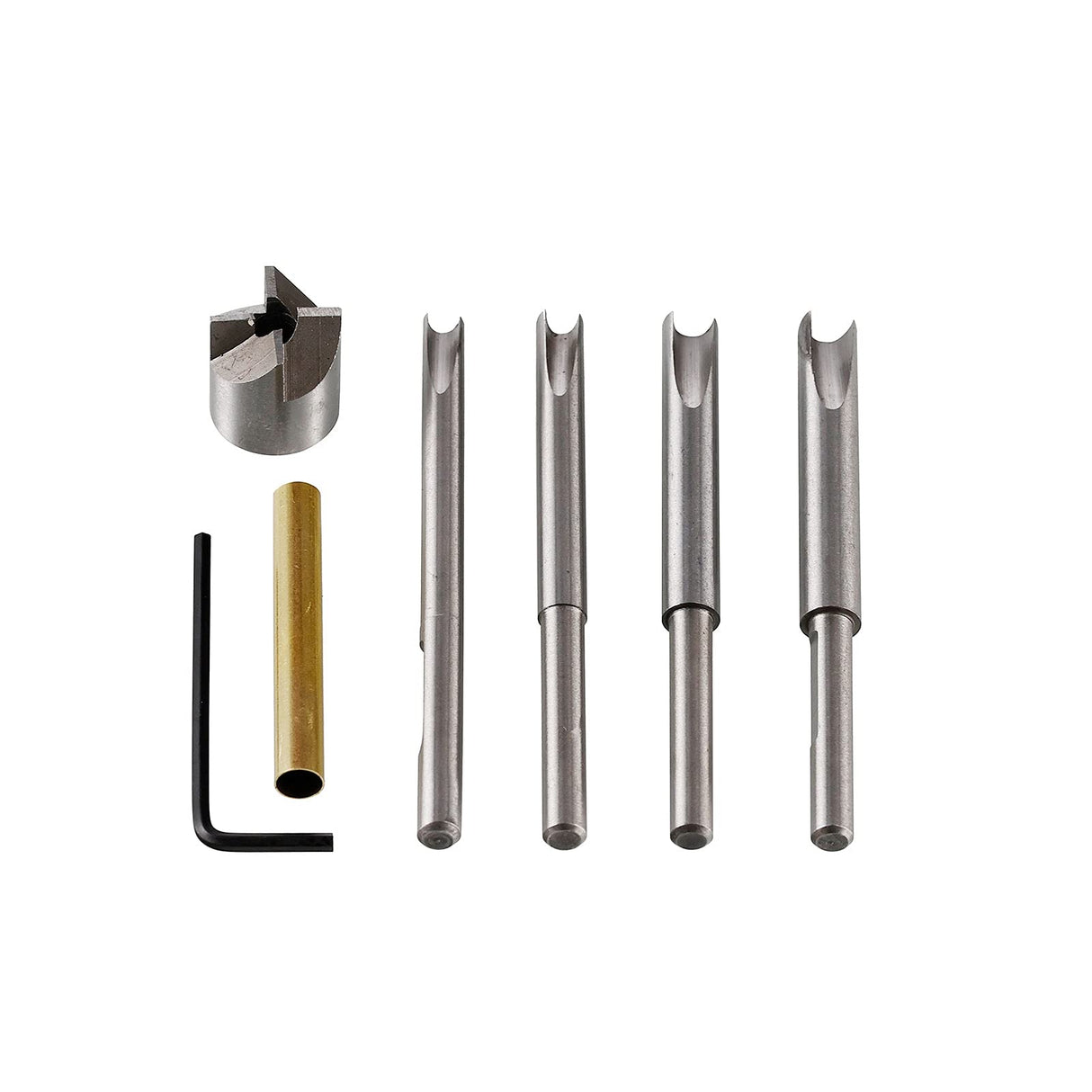 Wood Turning Barrel Kits, Turning Tools, Pen Mandrel MT2 (Pen Mill Kit - 7Pcs) PHUKIMLONG