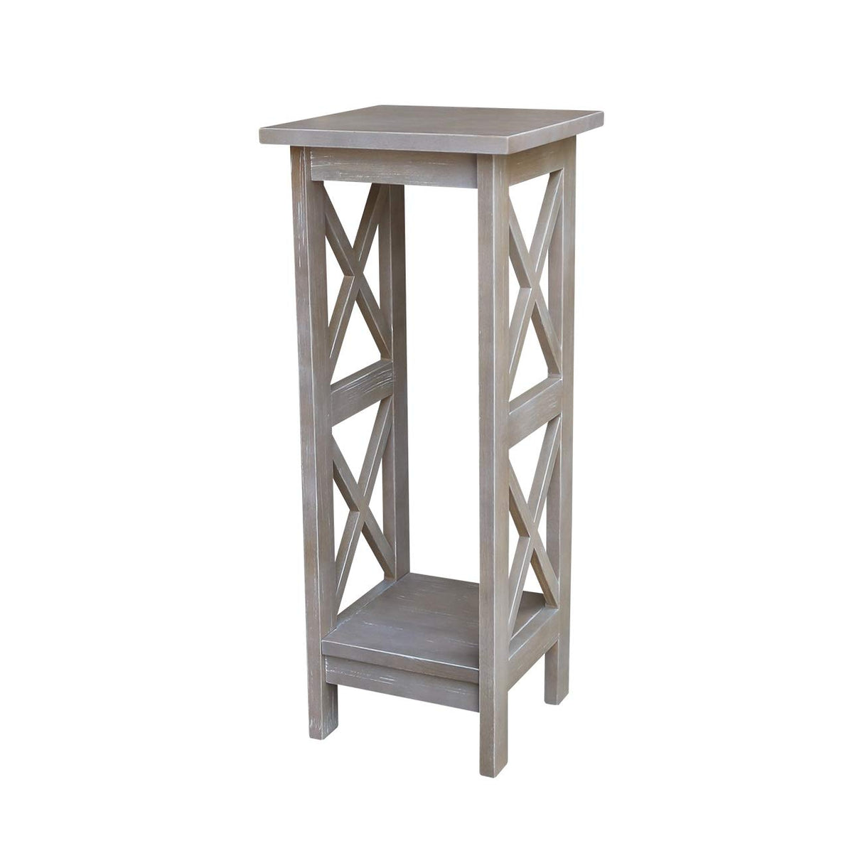 International Concepts 30" X-Sided Plant Stand, H, Gray IC International Concepts