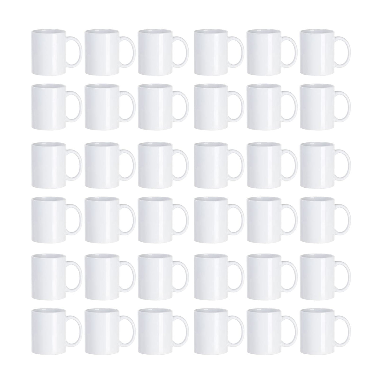 PYD Life Sublimation Mugs Blank 11 OZ Bulk Coffee Mugs White Ceramic Photo Cups Wholesale for Cricut Mug Press Tumbler Heat Press Print 36 Pack… PYD Life