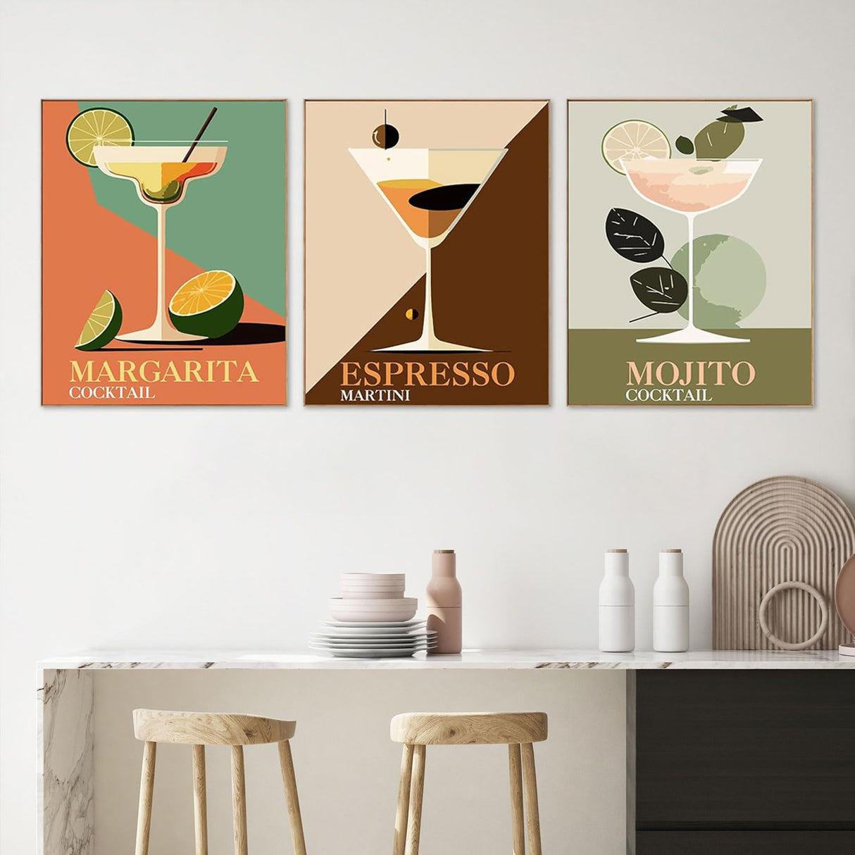 EIBEILI 6 Pack Diamond Painting Kits for Adults, Wine 5D Diamond Art Kits for Beginner Cocktail DIY Full Drill Diamond Dots Crystal Craft Kits for Home Wall Decor Gifts(6 Pack/12X16 Inch) EIBEILI