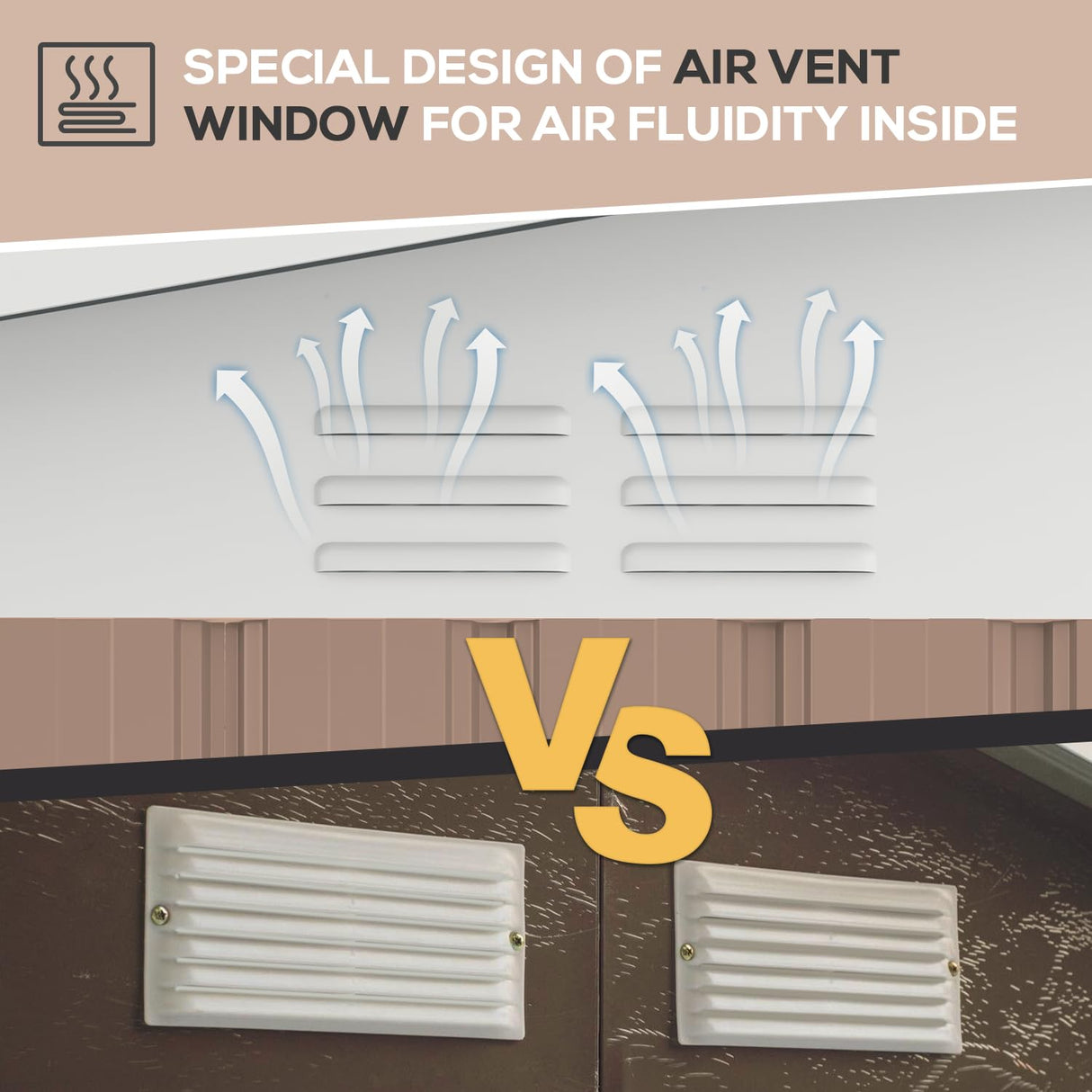 U-MAX 12' x 10' Metal Storage Shed for Ourdoor, Extra Large Yard Steel Shed (116 Sq.Ft Land) with Design of Lockable Doors, Tool and Utility Storage for Backyard, Garden, Patio, Outside use U-MAX