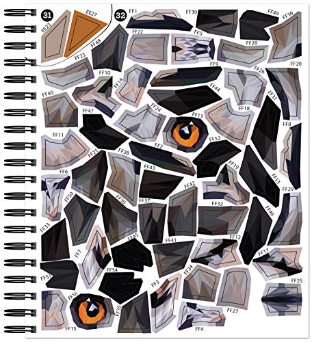 Brain Games - Sticker by Number: Animals - 2 Books in 1 (42 Images to Sticker) Publications International, Ltd.